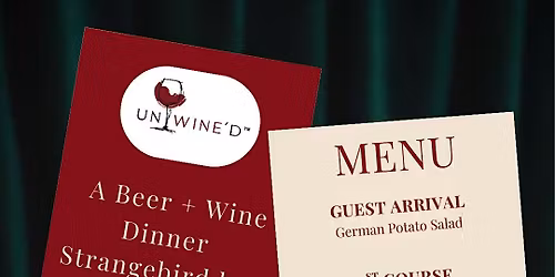 Beer & Wine Dinner: Strangebird \u00d7 The Vice