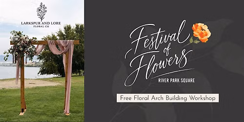 DIY Floral Arbor Demo with Larkspur and Lore Floral Co.