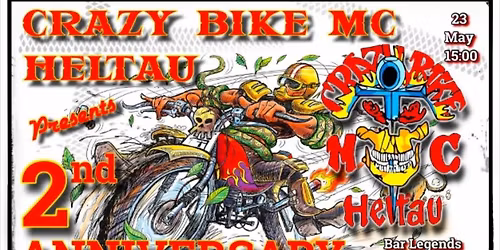 Party 2 years of Crazy Bike MC Heltau