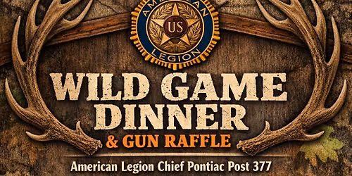Wild Game Dinner And Gun Raffle