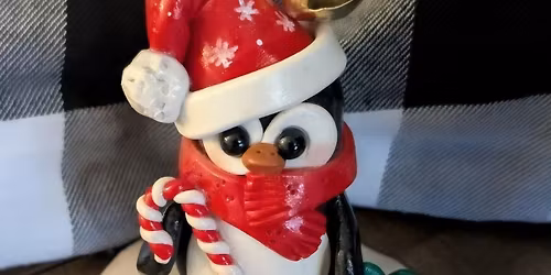 Polymer Clay Penguin Ornament Class