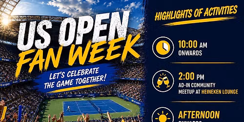 US Open Fan Week with AD-IN Tennis Community