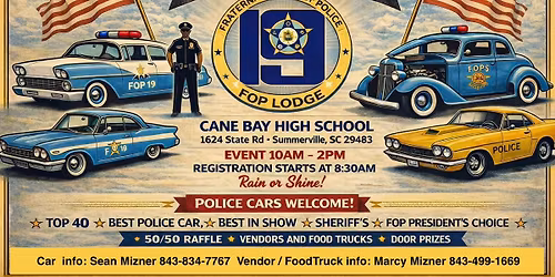 Cops and Cars Car show Cane Bay High School