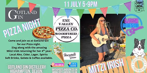 Gotland Gin - Pizza night with Mitzi Irish
