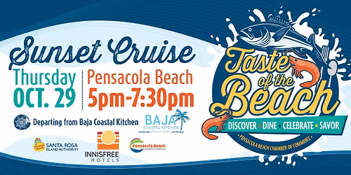 2026 Taste of the Beach Sunset Cruise
