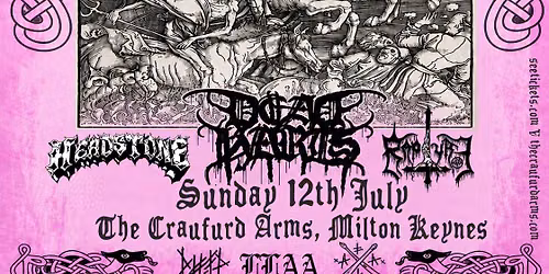 CASKETFEEDER + Dead Harts + Headstone + Rapture | The Craufurd Arms, MK