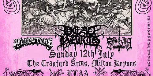 CASKETFEEDER + Dead Harts + Headstone + Rapture | The Craufurd Arms, MK
