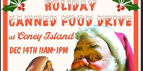 Santa, hot dogs, and holiday giving! \ud83c\udf85\ud83c\udf2d