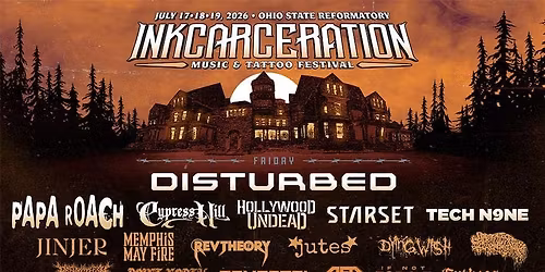 2026 Inkcarceration - 3 Day Pass at Ohio State Reformatory