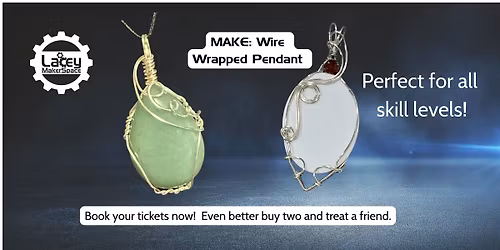 MAKE: Wire wrapped pendant