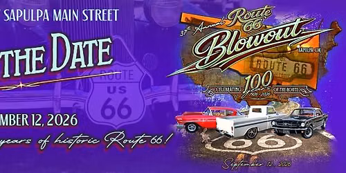 Sapulpa's Route 66 Blowout - Car Show and Festival