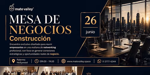 Mesa de Negocios sector Construcci\u00f3n | Networking Empresarial