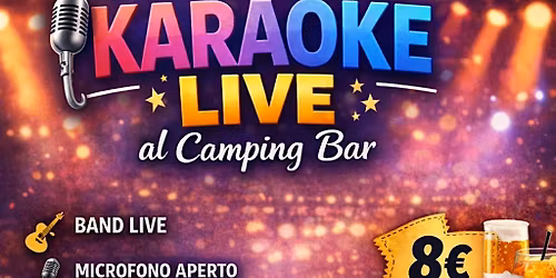 KARAOKE LIVE al Camping Bar
