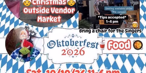 7th Annual OKTOBERfest Outside \ud83c\udfaa Christmas Market @ the Mercantile \ud83d\udd38\ud83d\udd3b\ud83d\udd37\ud83d\udd38\ud83d\udd3b\ud83d\udd37\ud83d\udd3b\ud83d\udd38\ud83d\udd37\ud83d\udd38