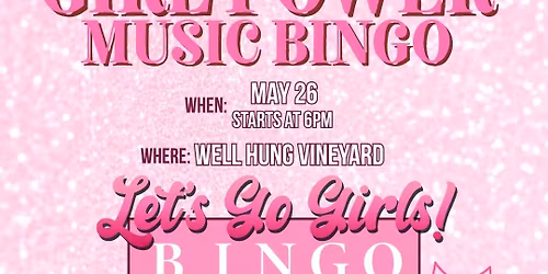 Girl Power - Music Bingo
