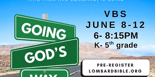 Lombard Bible Church: VBS