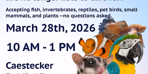 Exotic Pet Surrender Event - Green Lake