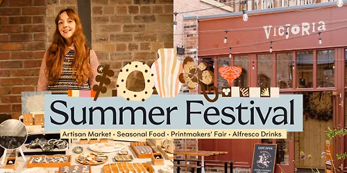 Sheffield Summer Festival - Artisan Market - Printmakers Fair - Seasonal food \ud83d\udccdThe Mowbray