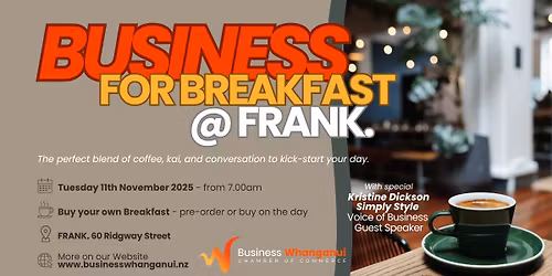 \u2615 Business for Breakfast \u2013 Confidence, Connection & Coffee