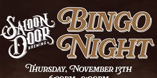 Saloon Door Bingo