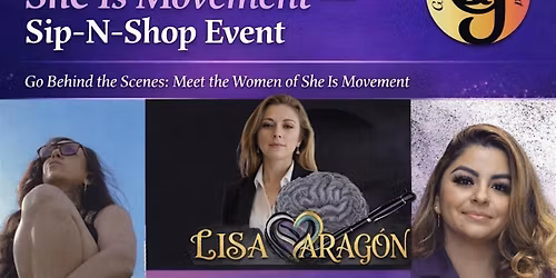 Meet the Authors of the She Is Movement \u2014 Sip\u2011N\u2011Shop Event