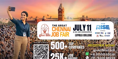 The Great Chennai Job Fair 2026