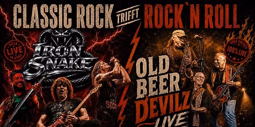 ROCK 'n' ROLL trifft CLASSIC ROCK | Old Beer Devilz meets Iron Snake