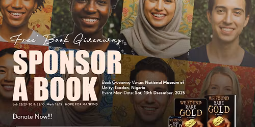 WE FOUND RARE GOLD \u201cFREE\u201d BOOK GIVEAWAY 