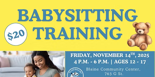 Babysitting Training for Teens 12-17