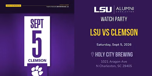 LSU v Clemson 2026 Watch Party