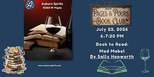 Pages and Pours Auburn Bookclub
