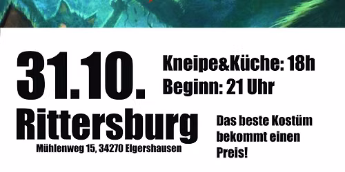Halloween Party in der Rittersburg