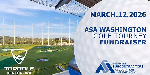 ASA Washington Golf Tournament Fundraiser
