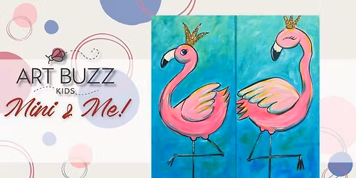 Mini & Me | 1 Ticket Covers 2 | Flamingos
