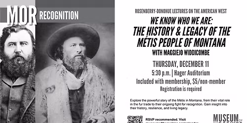 Rosenberry-Donohue Lectures on the American West | We Know Who We Are with MaggieJo Widdecombe