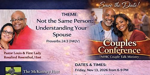 TMFBC Couples Conference