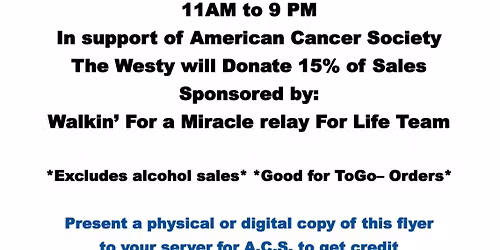 American Cancer Society Fundraiser