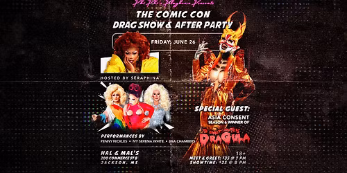 The Comic Con Drag Show After Party