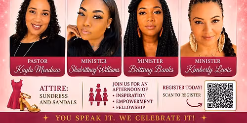 Girl speak that thing into existence, ladies luncheon