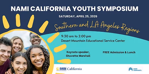 2026  NAMI  California's  Southern Youth Symposium