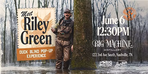 Riley Green Duck Blind Pop-Up Experience