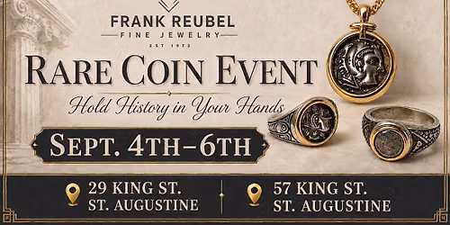 Rare Coin Event at the Casa Monica Hotel Sept 4-6