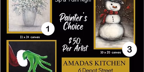 Thirsty, Thursday, Sip and Paint