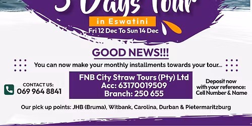 Lavish tour to Eswatini 