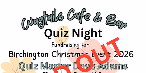 SOLD OUT Quiz Night with Dave Adams