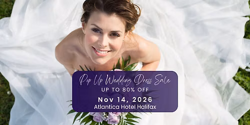 Halifax Pop Up Wedding Dress Sale