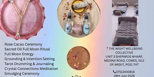 FULL MOON REIKI & TAROT DRUMMING CIRCLE \u2728\ud83c\udf15
