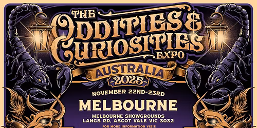 Melbourne Oddities & Curiosities Expo 2025