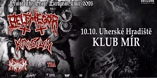 BELPHEGOR, KRISIUN, ASAGRAUM, TBA - Uhersk\u00e9 Hradi\u0161t\u011b