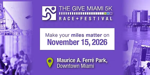 Give Miami Day 5k, Youth 5k & Kids Dash